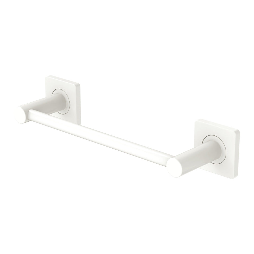 Sansa Single Towel Rail, 300mm, Matte White