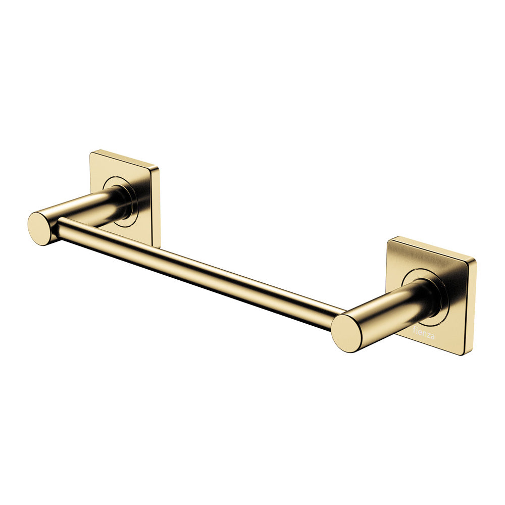 Sansa Single Towel Rail, 300mm, Urban Brass