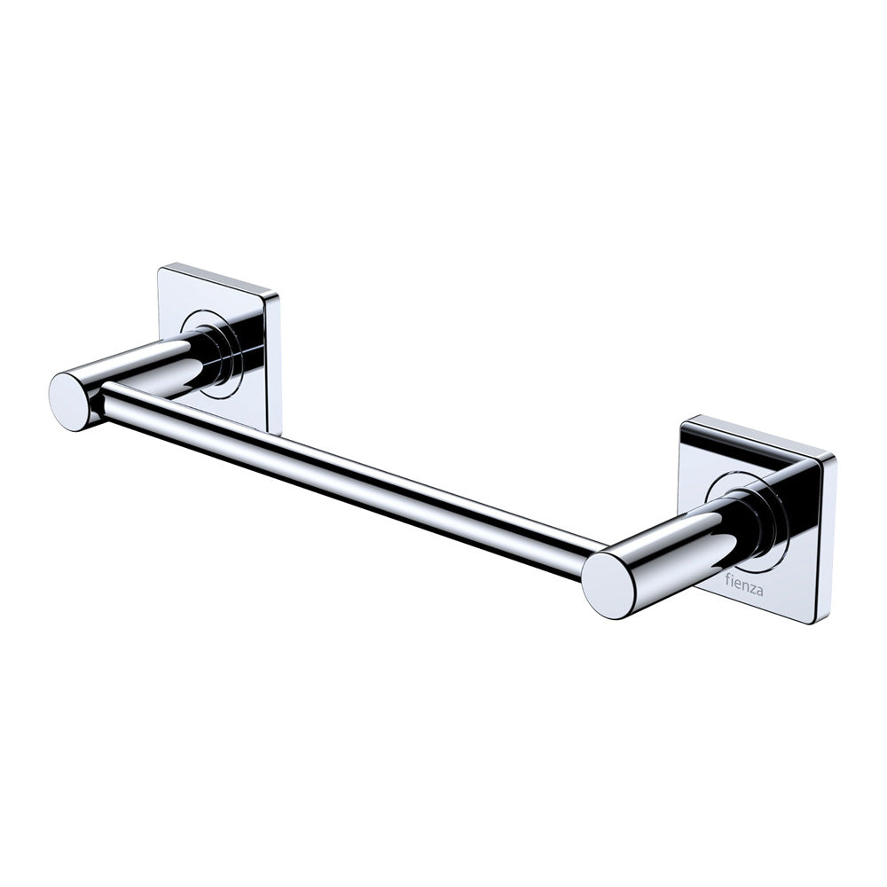 Sansa Single Towel Rail, 300mm, Chrome