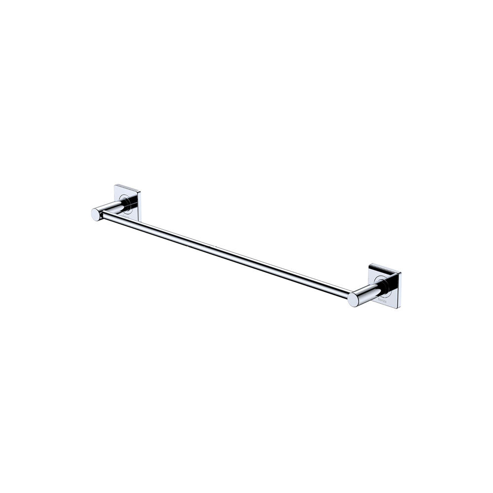 Sansa Single Towel Rail, 600mm, Chrome