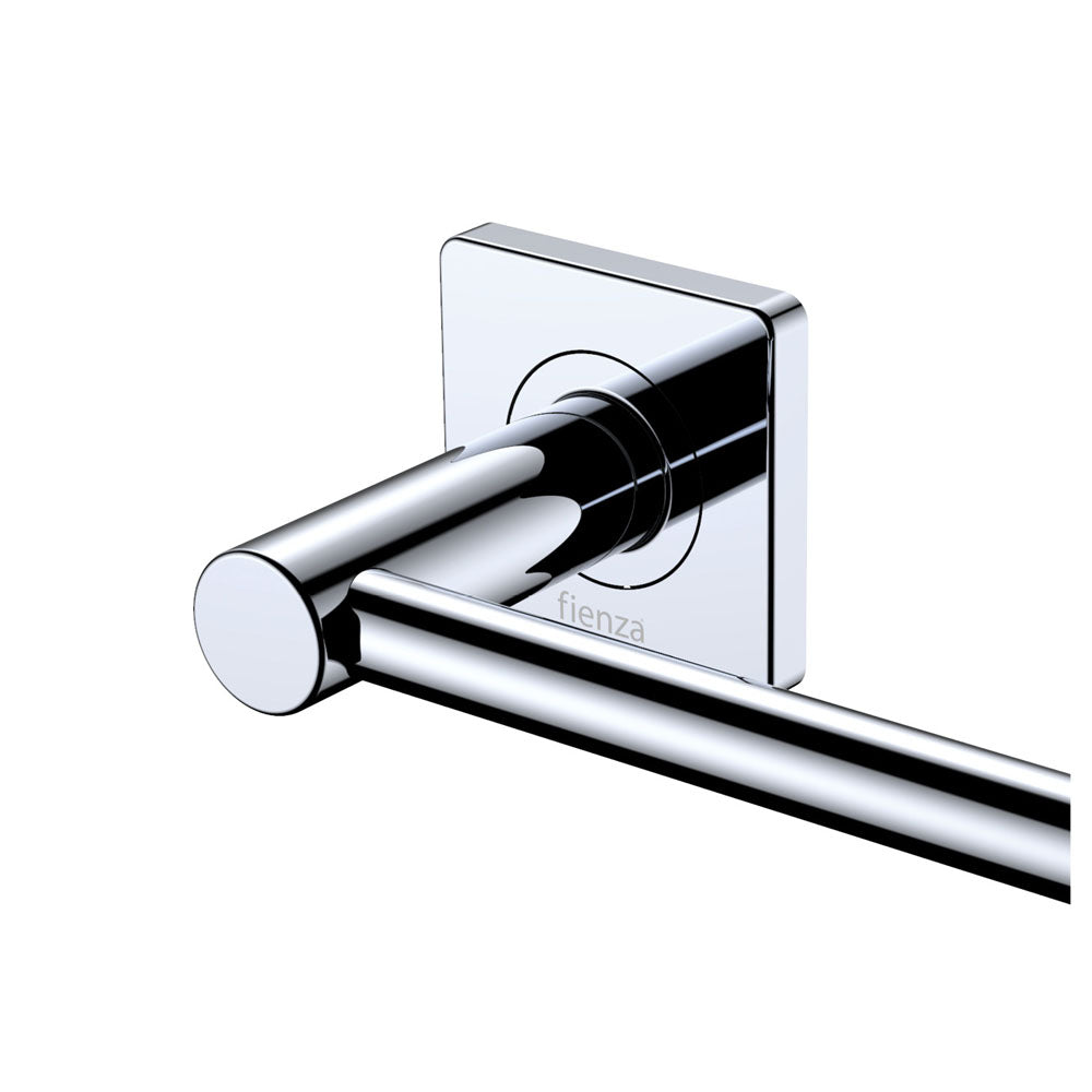 Sansa Single Towel Rail, 600mm, Chrome