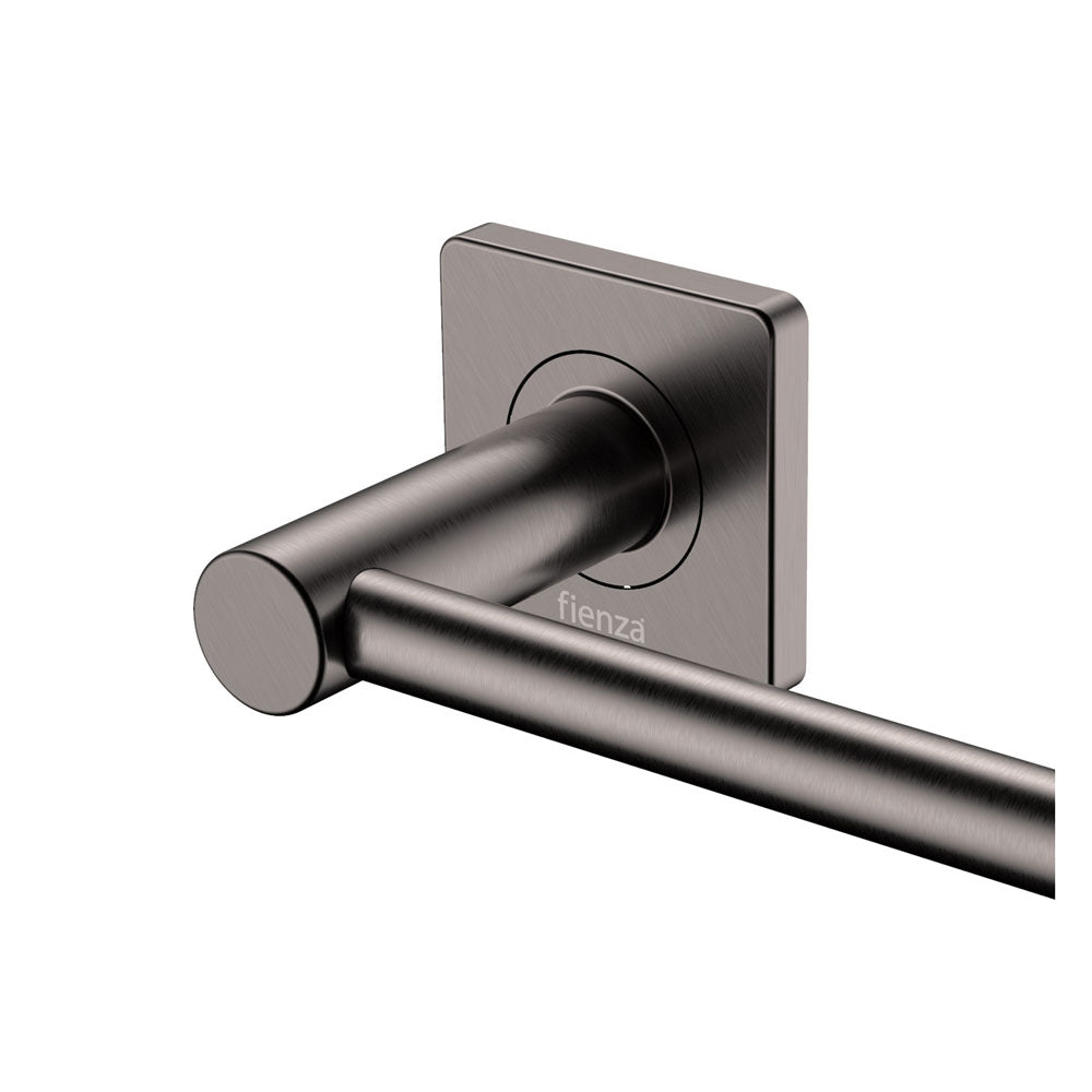 Sansa Single Towel Rail, 900mm, Gun Metal