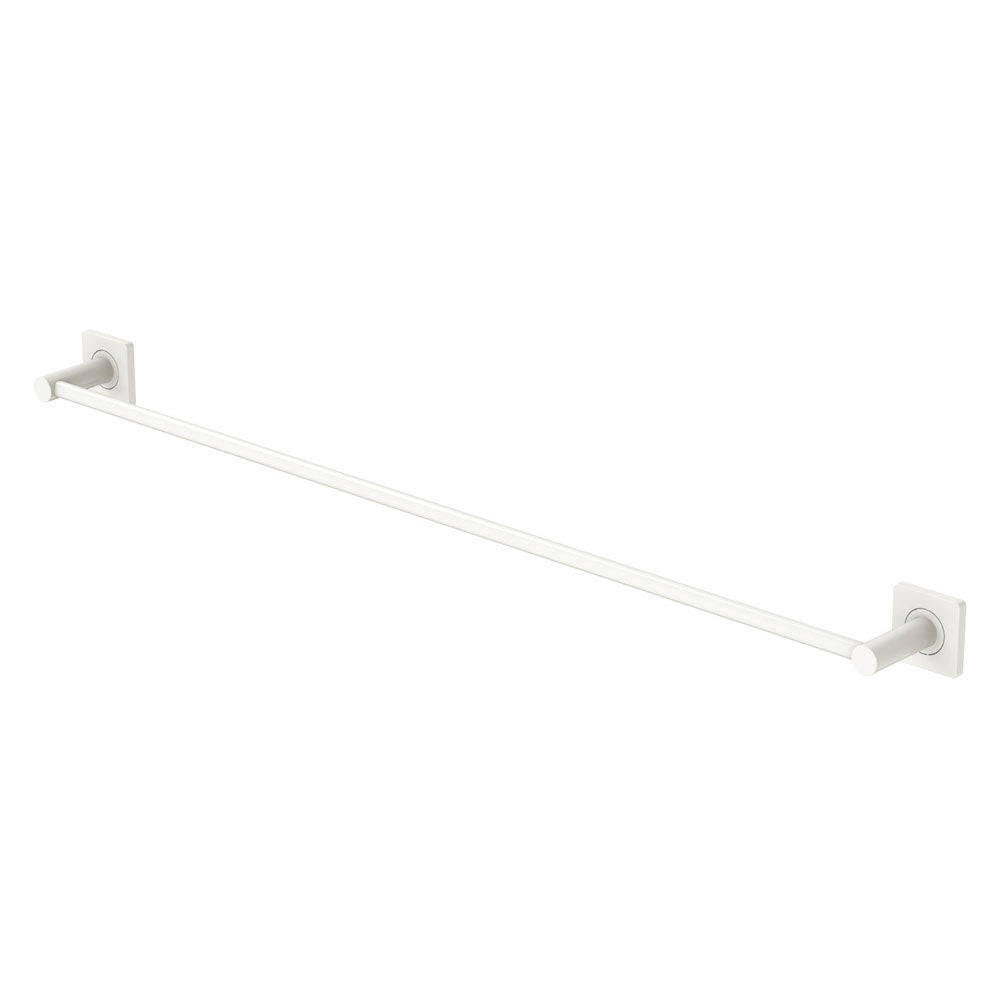 Sansa Single Towel Rail, 900mm, Matte White