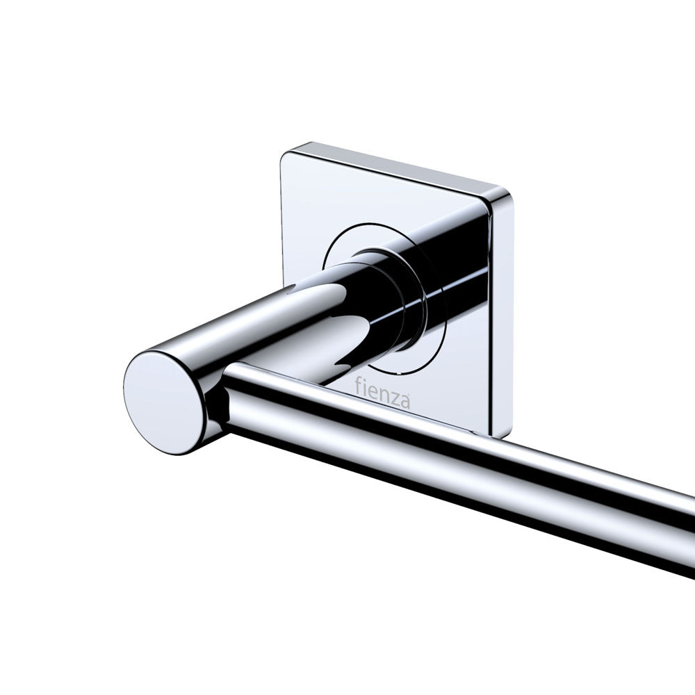 Sansa Single Towel Rail, 900mm, Chrome