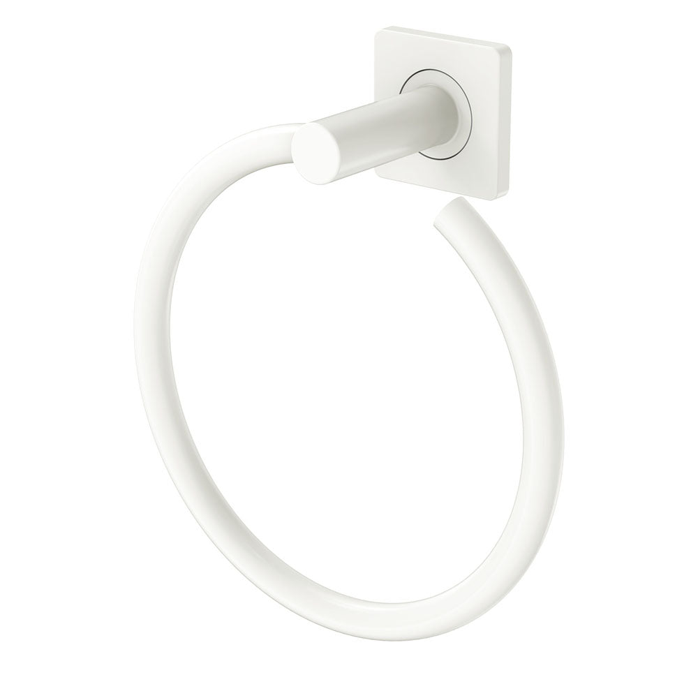 Sansa Hand Towel Ring, Matte White