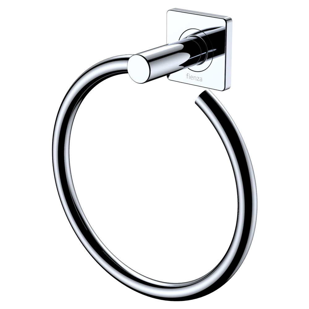 Sansa Hand Towel Ring, Chrome
