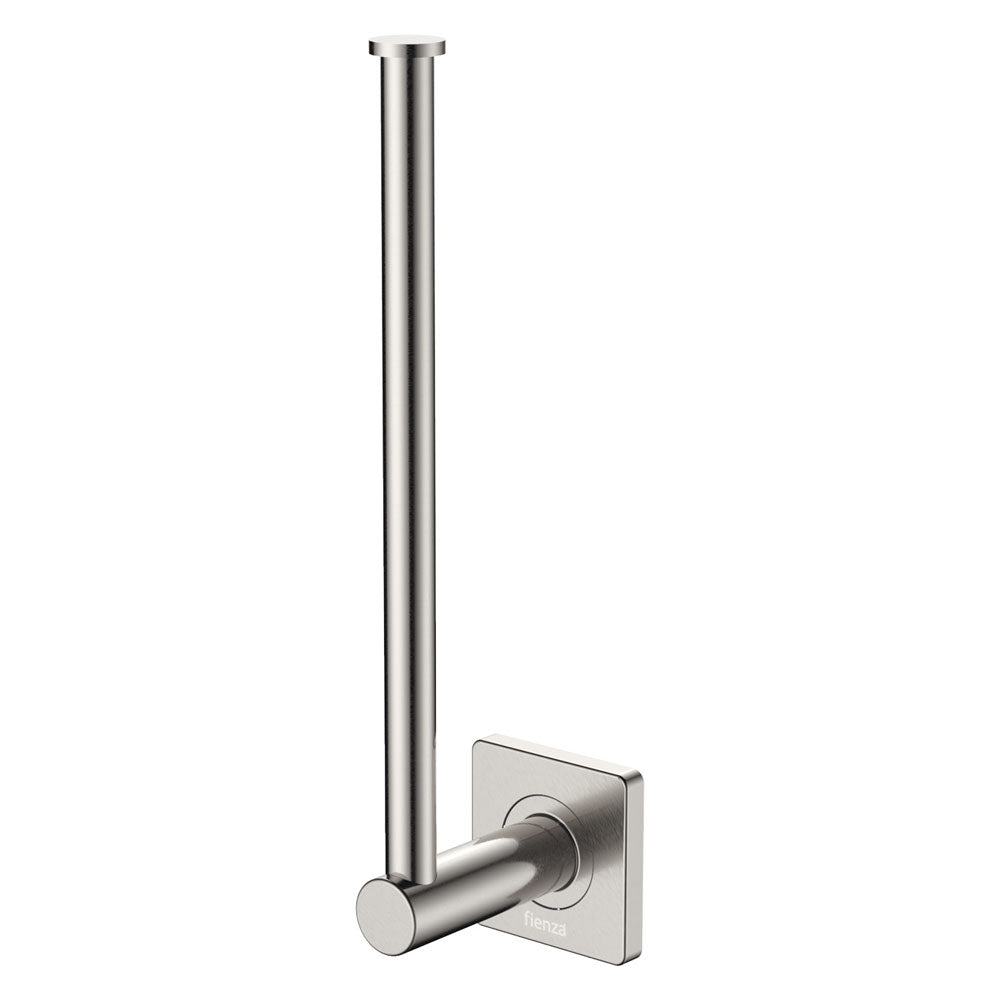 Sansa Hand Towel Rail / Toilet Roll Holder, Brushed Nickel