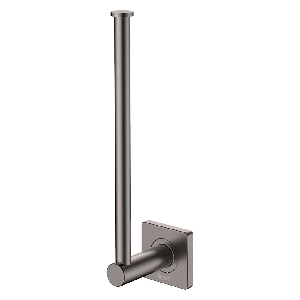 Sansa Hand Towel Rail / Toilet Roll Holder, Gun Metal