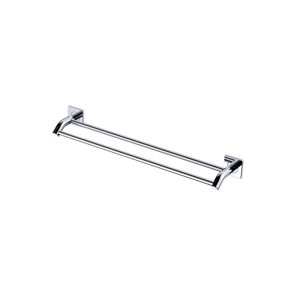 Sansa Double Towel Rail, 600mm, Chrome