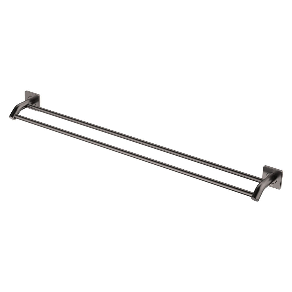 Sansa Double Towel Rail, 900mm, Gun Metal