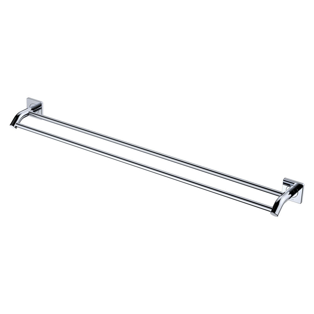 Sansa Double Towel Rail, 900mm, Chrome