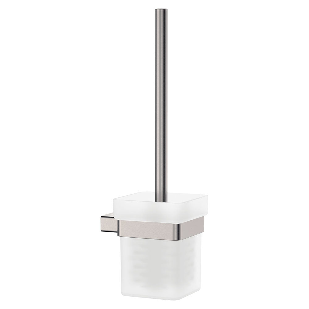 Tono Toilet Brush & Holder, Brushed Nickel