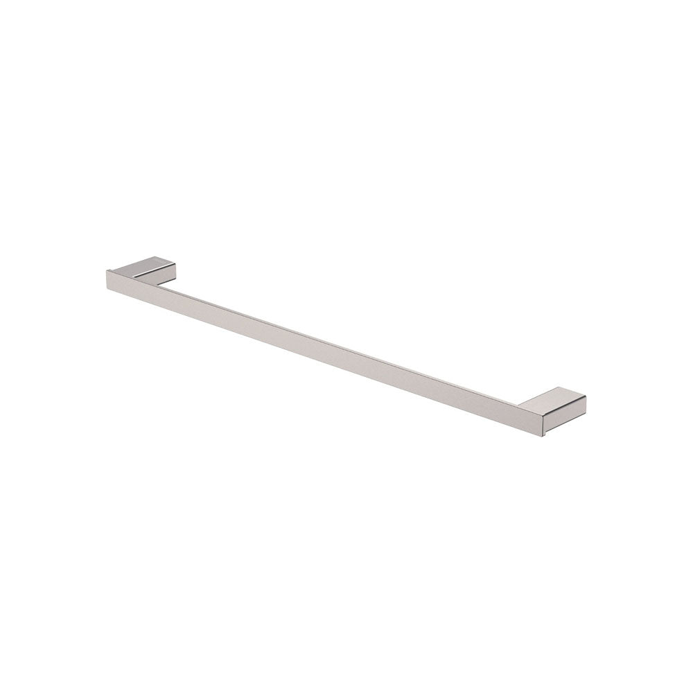 Tono Single Towel Rail, 610 mm, Brushed Nickel