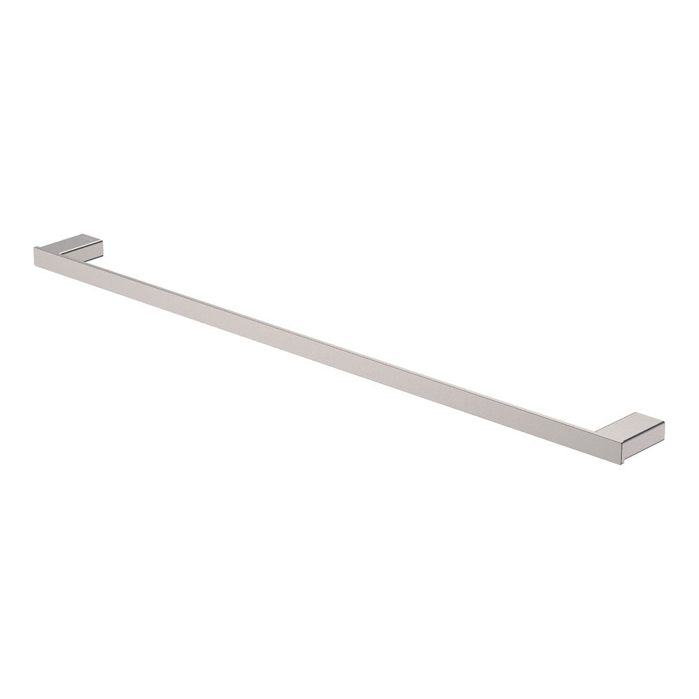 Tono Single Towel Rail, 810 mm, Brushed Nickel