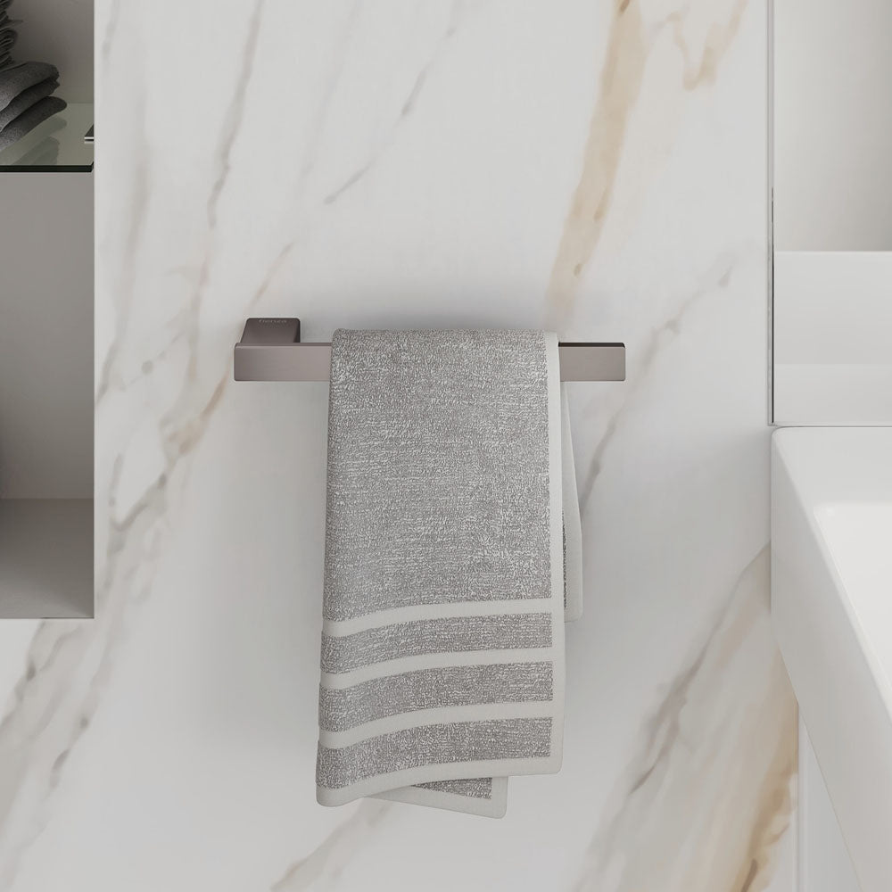 Tono Hand Towel Rail, Gun Metal