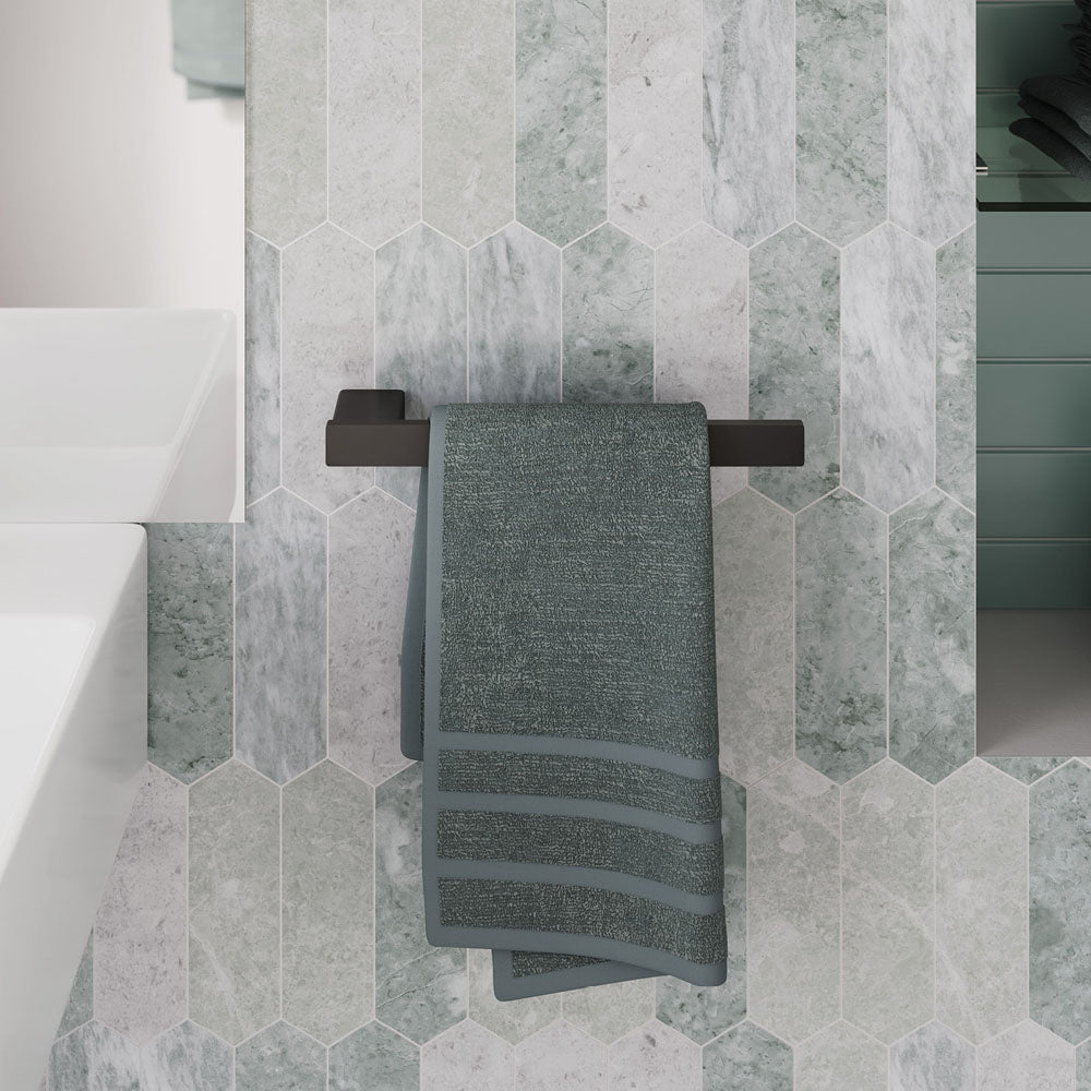 Tono Hand Towel Rail, Matte Black