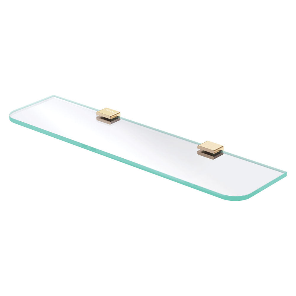 Tono Glass Shelf, Urban Brass