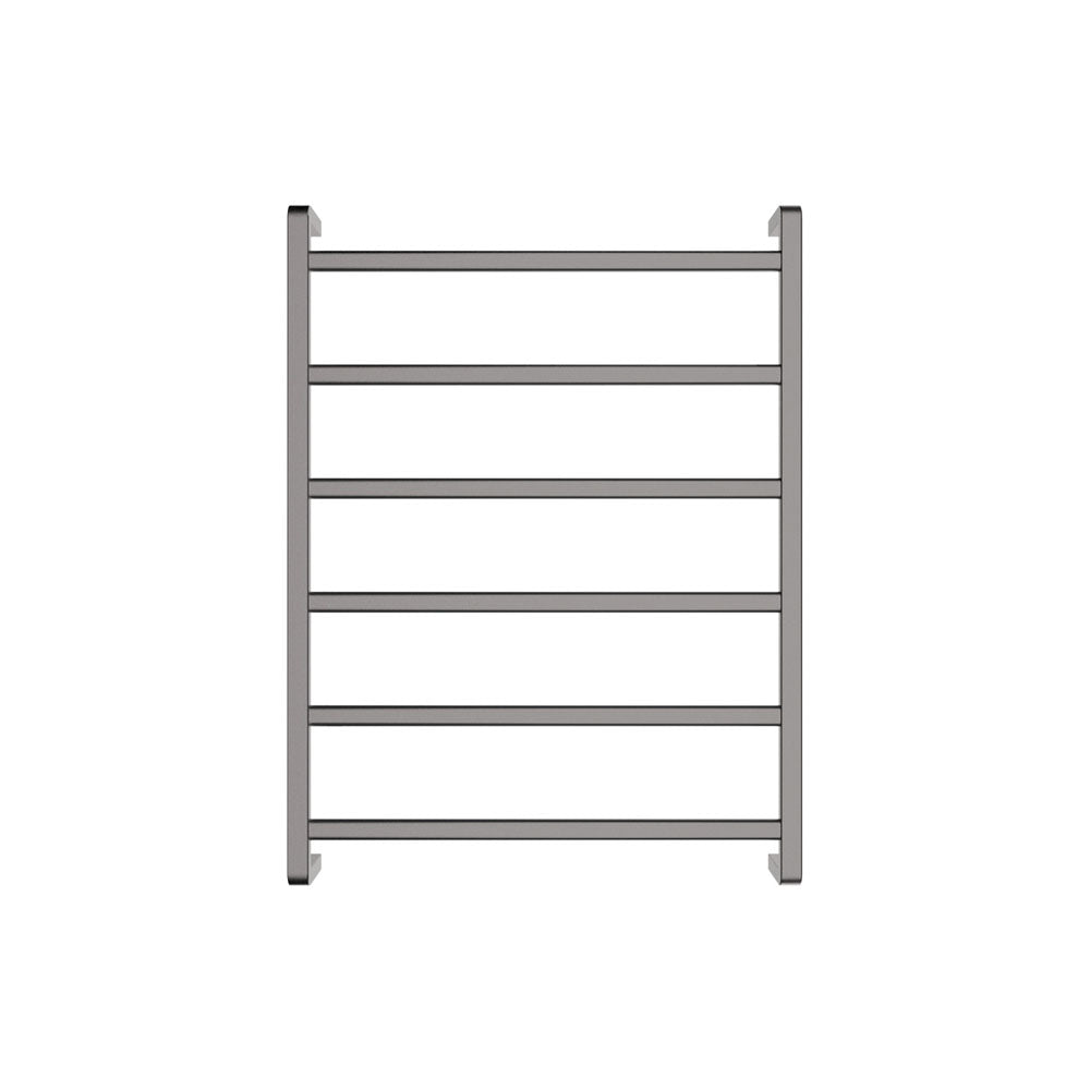 Tono Heated Towel Rail, 600 x 800mm, Gun Metal