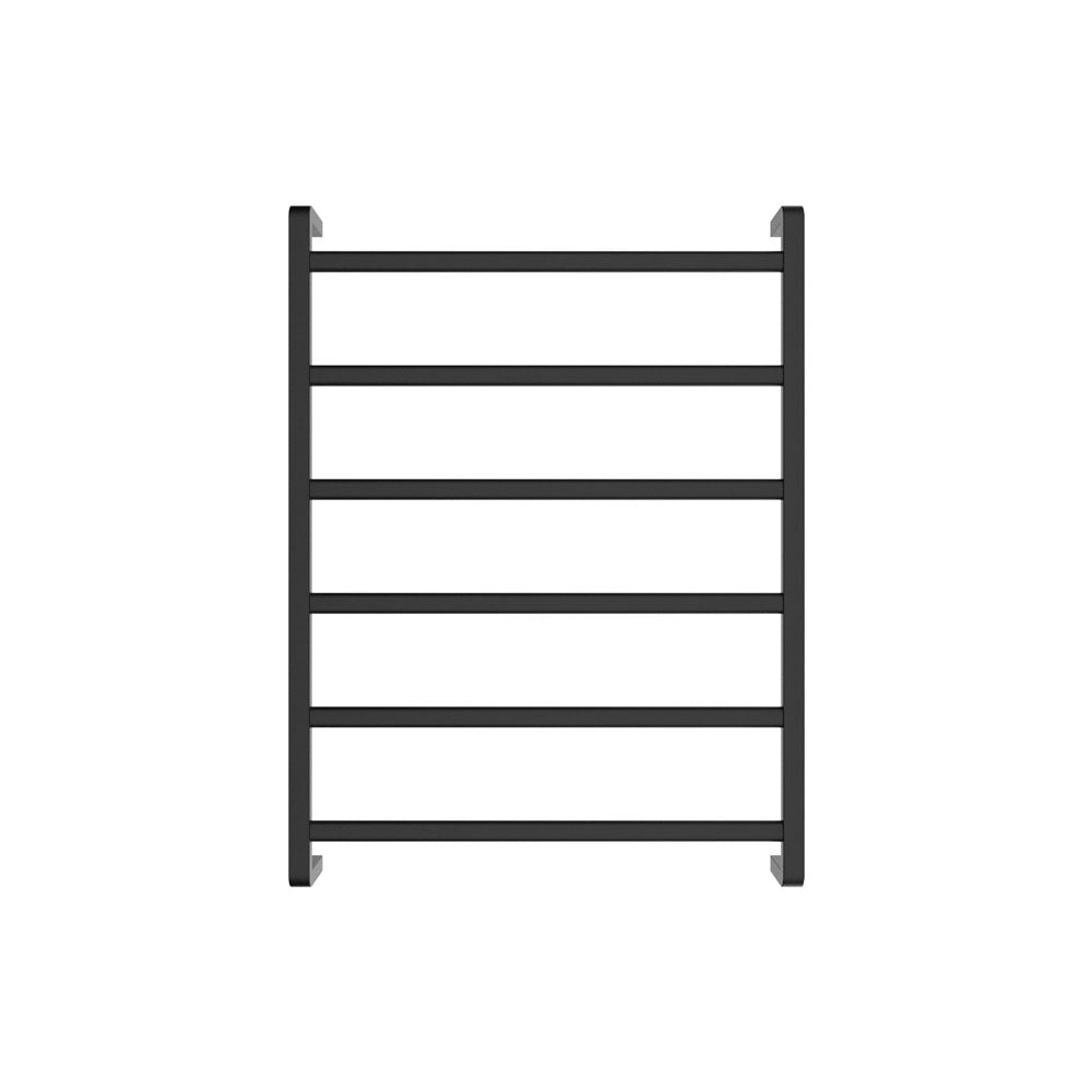 Tono Heated Towel Rail, 600 x 800mm, Matte Black