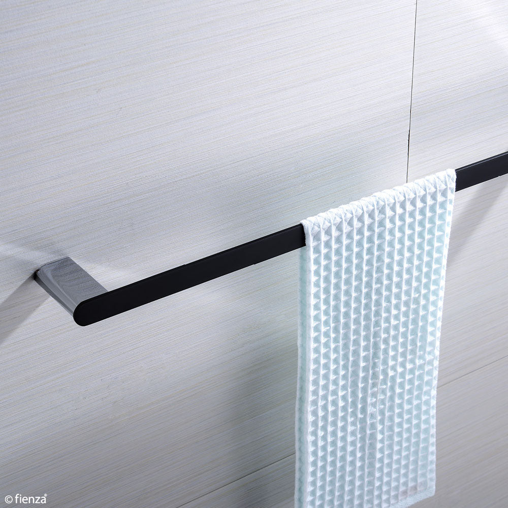 Lincoln Single Towel Rail, 900 mm, Mixed Finish