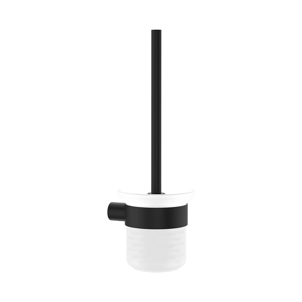 Empire Slim Toilet Brush &amp; Holder, Matte Black