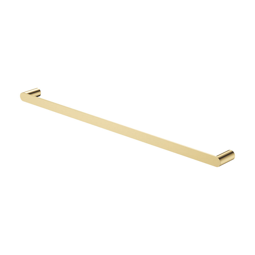 Empire Slim Single Towel Rail, 800mm, Urban Brass