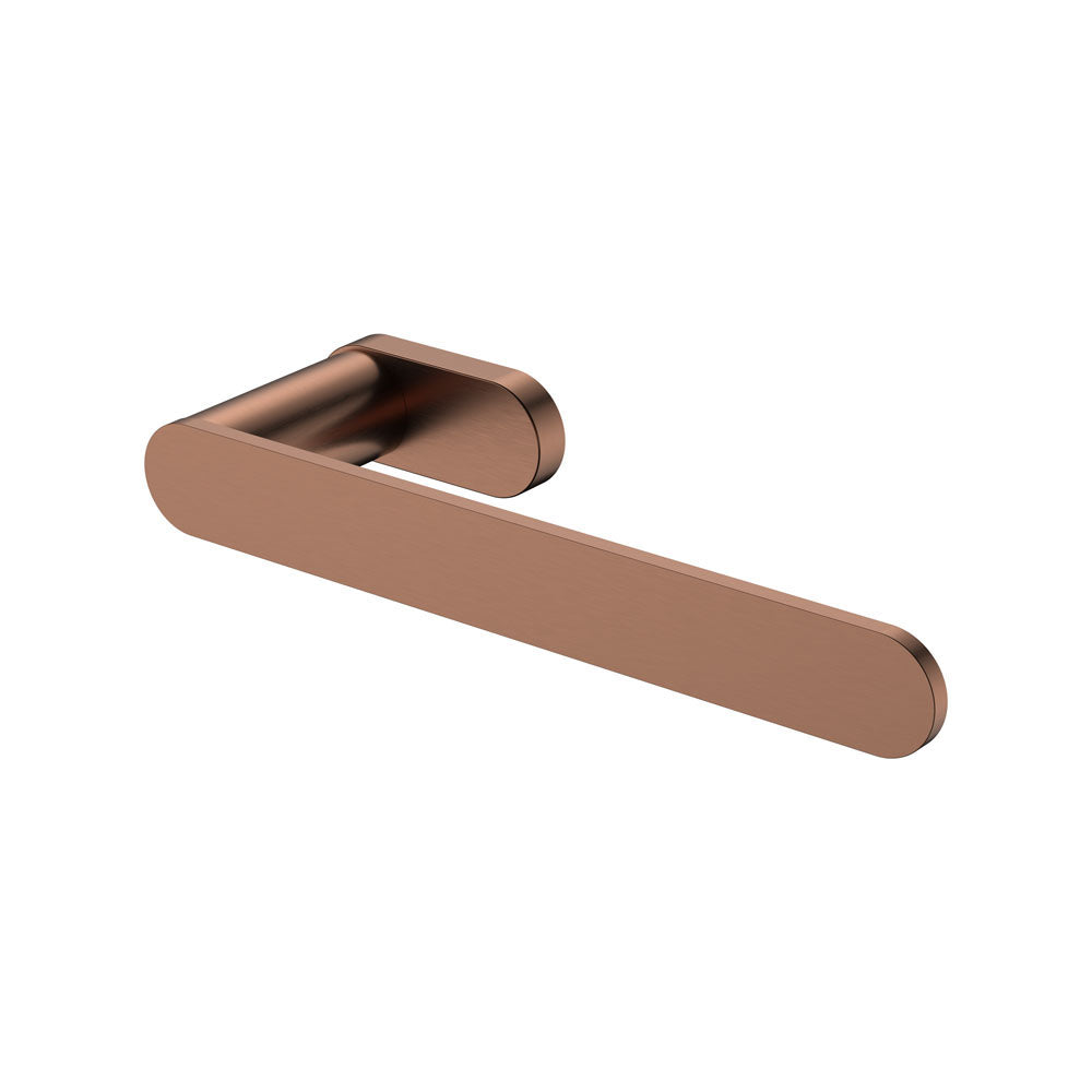 Empire Slim Hand Towel Holder, Brushed Copper