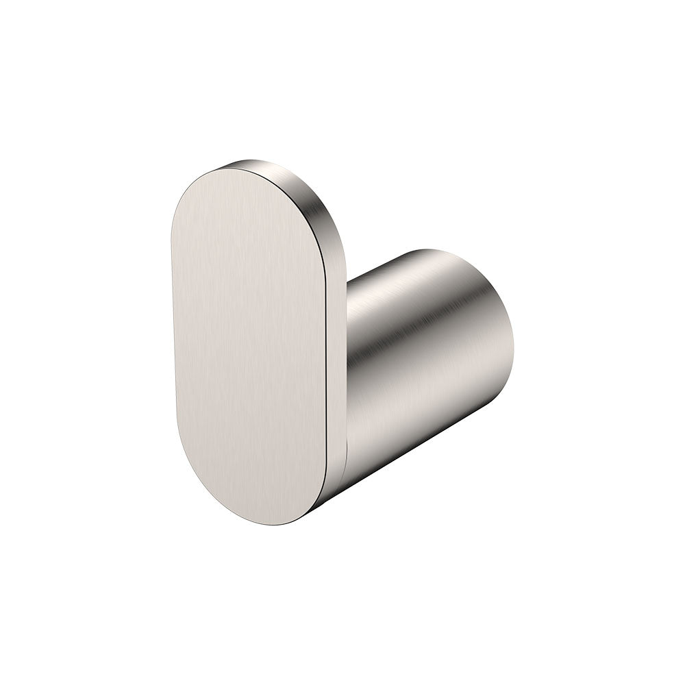 Empire Slim Robe Hook, Brushed Nickel