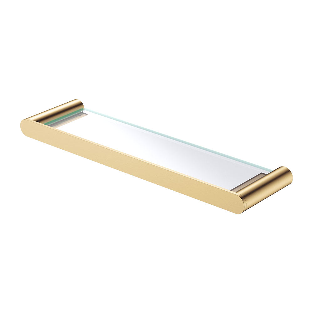 Empire Slim Glass Shelf, Urban Brass