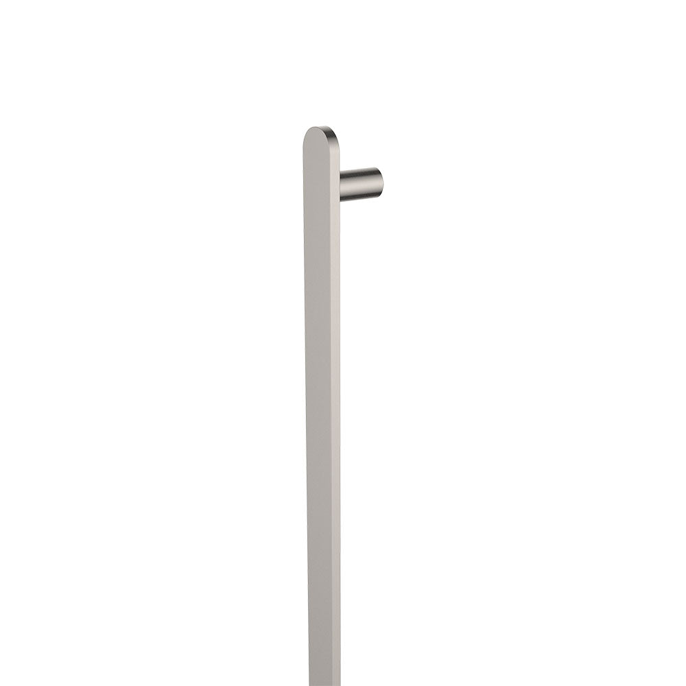 Empire Slim Vertical Heated Towel Rail, 60 x 900mm, Brushed Nickel