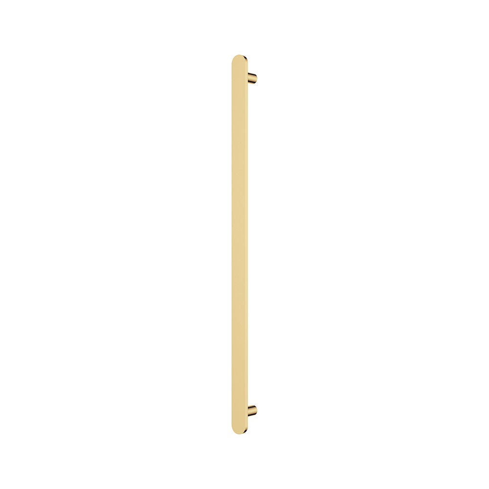 Empire Slim Vertical Heated Towel Rail, 60 x 900mm, Urban Brass