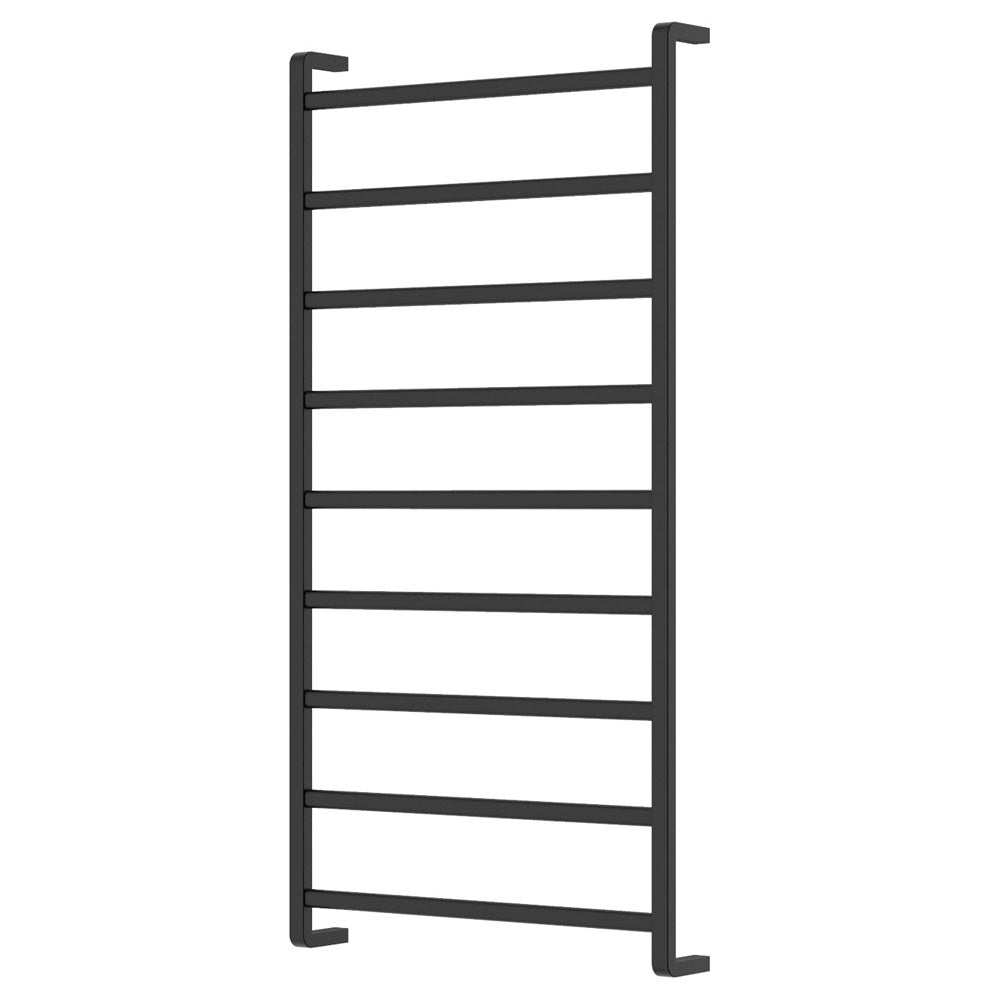 Koko Heated Towel Rail, 600 x 1200mm, Matte Black