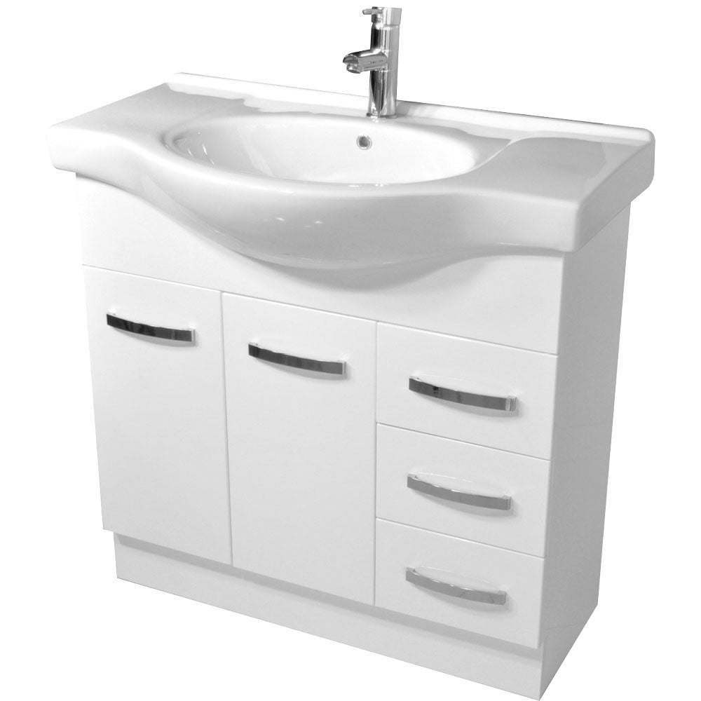 Antonio 900 Vanity, Solid Doors