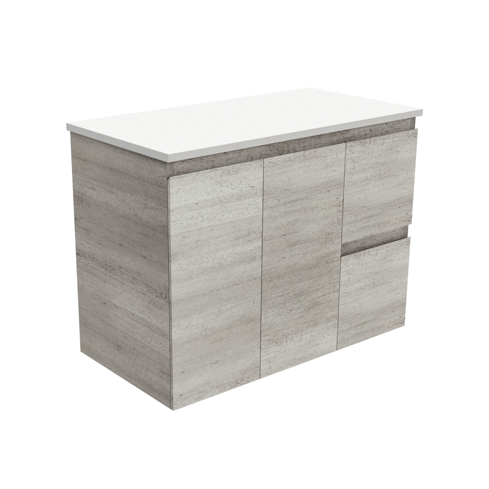 Edge Industrial 900 Wall-Hung Cabinet, Right Hand Drawers