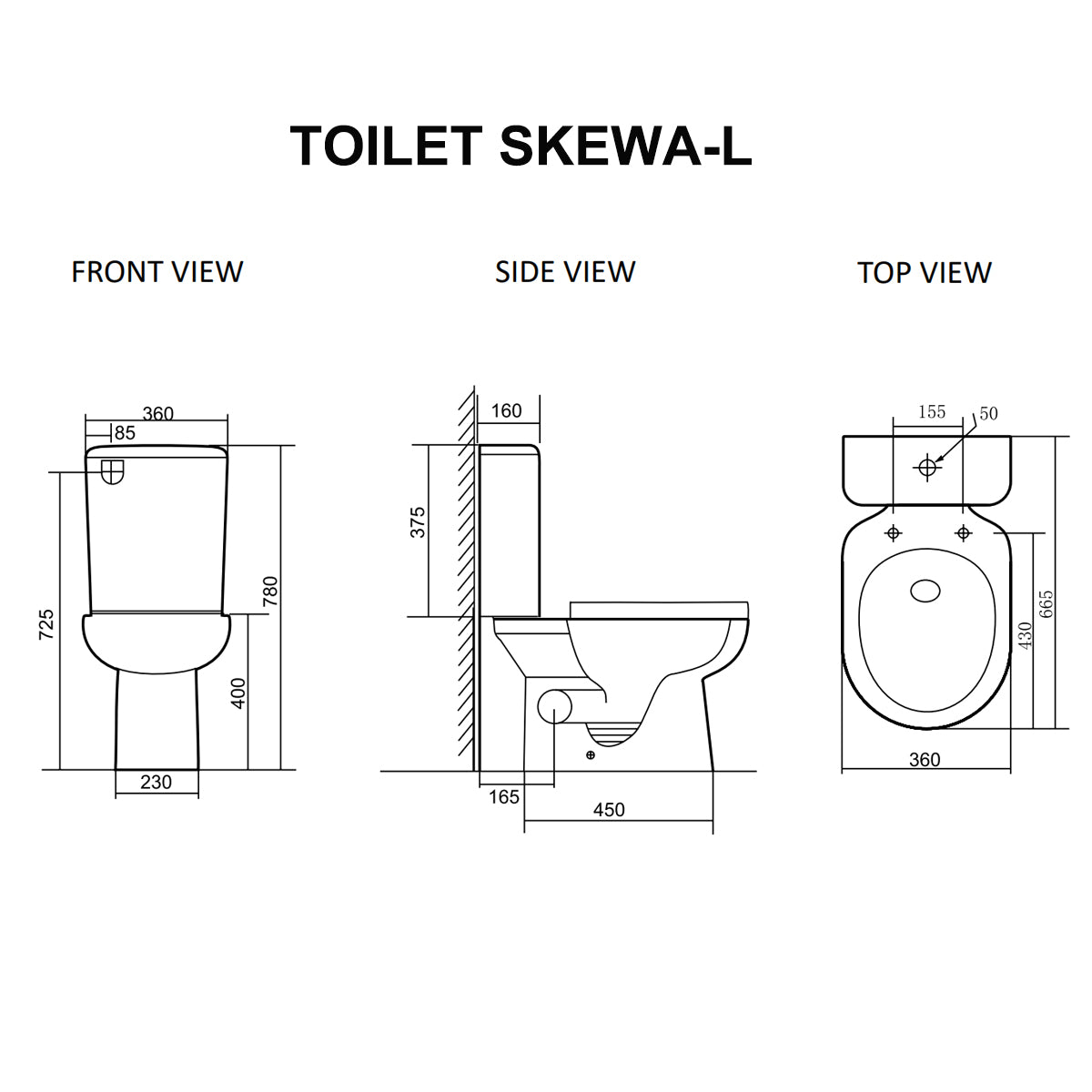 SKEWA Toilet Suite