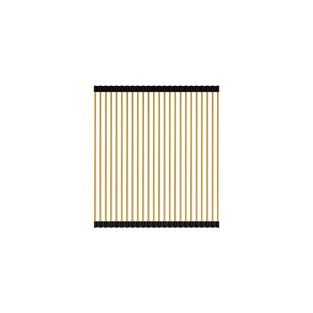 Hana Sink Roll Up Drainer, PVD Rugged Brass