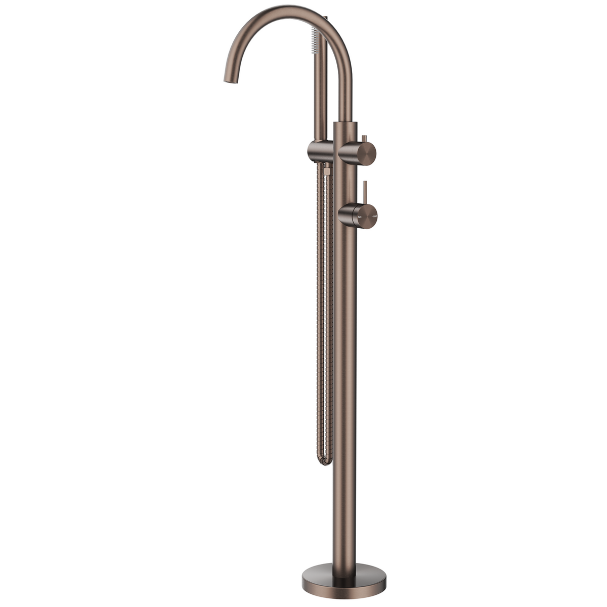 Mica Freestanding Bath Mixer with Hand Shower