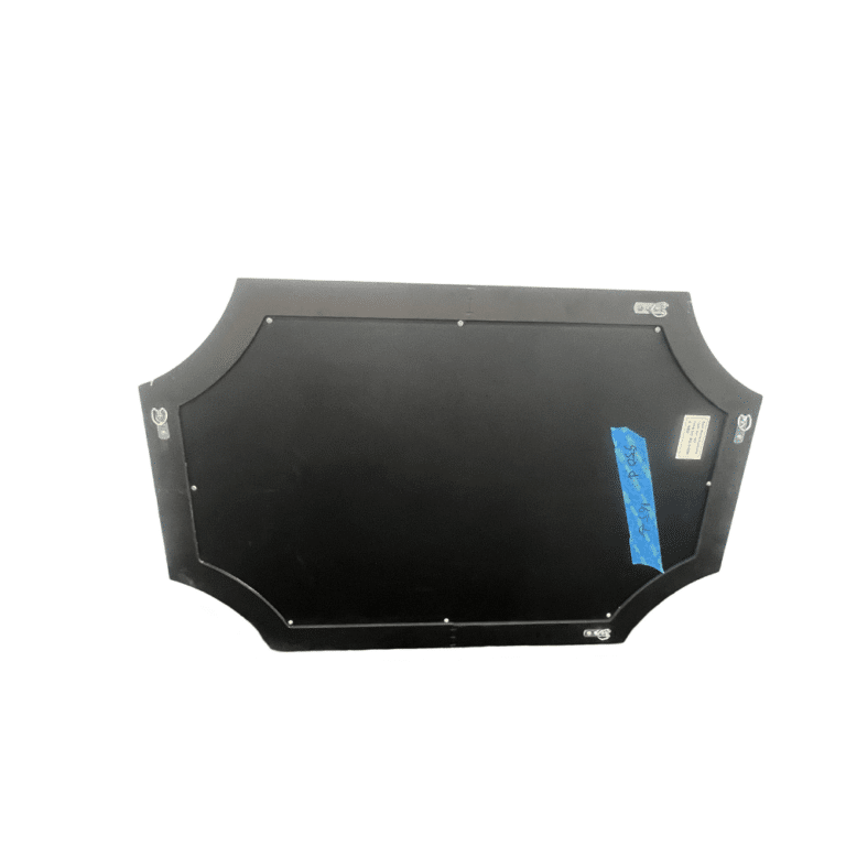 Besty Irregular Wall Mirror – 60 x 90cm Gold Solid Wood Accent