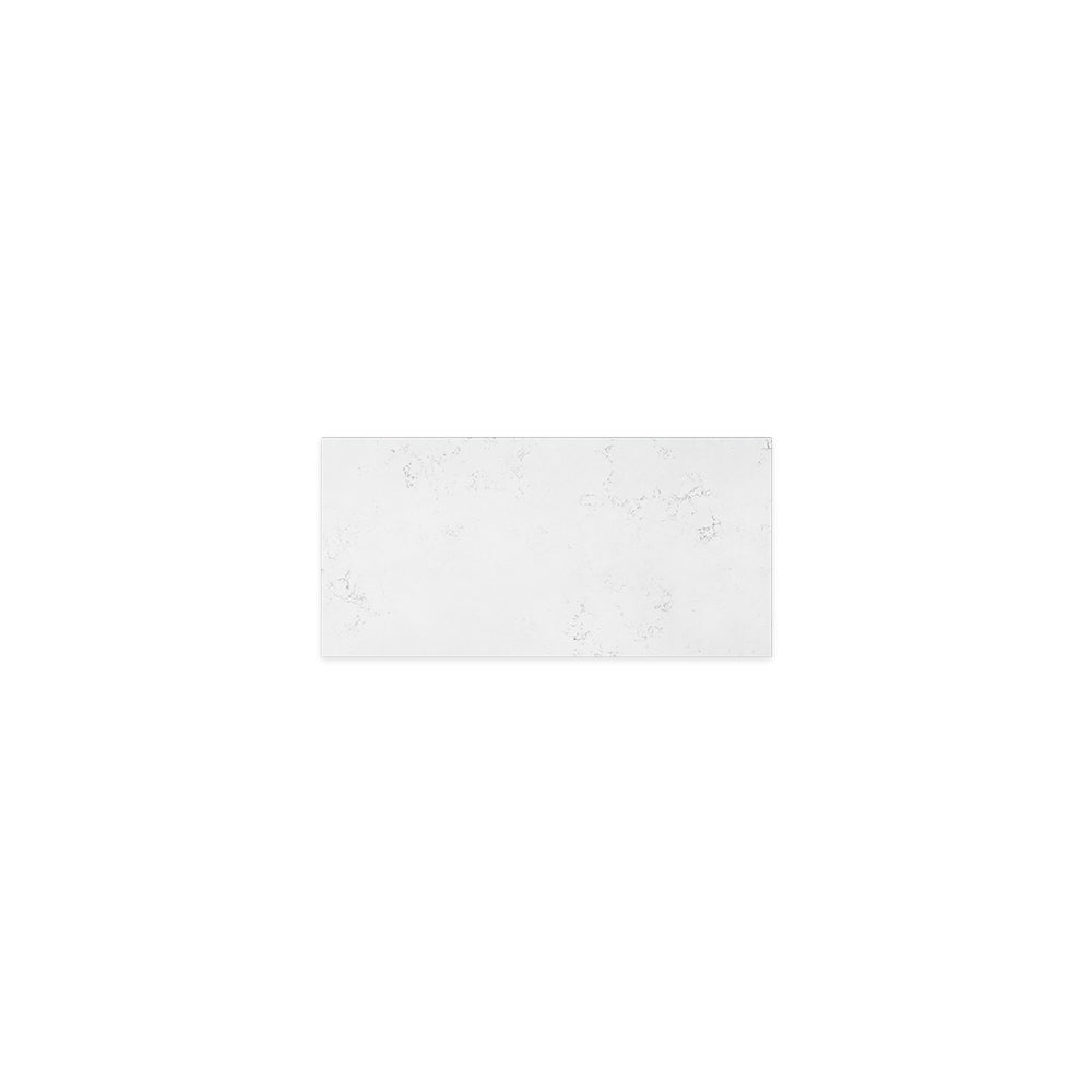 Bianco Marble Silica Free Stone Top, Ensuite Depth, 750mm