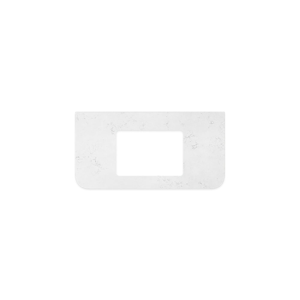 Fienza - Silica Free Stone Top, Curved Full Depth - Single Undermount