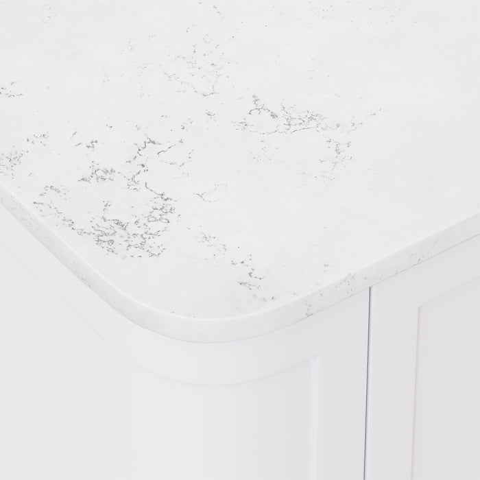 Fienza - Silica Free Stone Top, Curved Full Depth