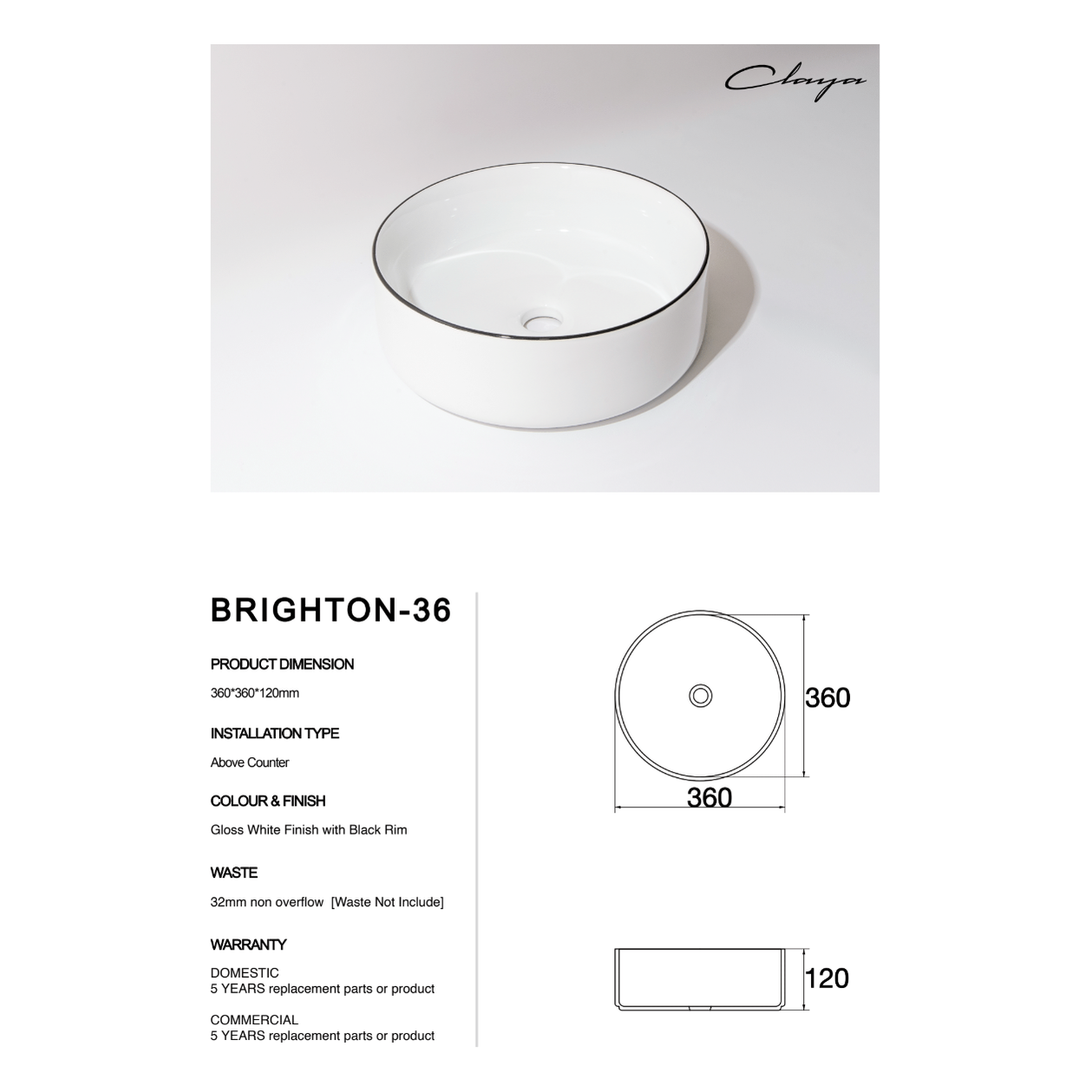 Brighton-36 at Blue Bathware