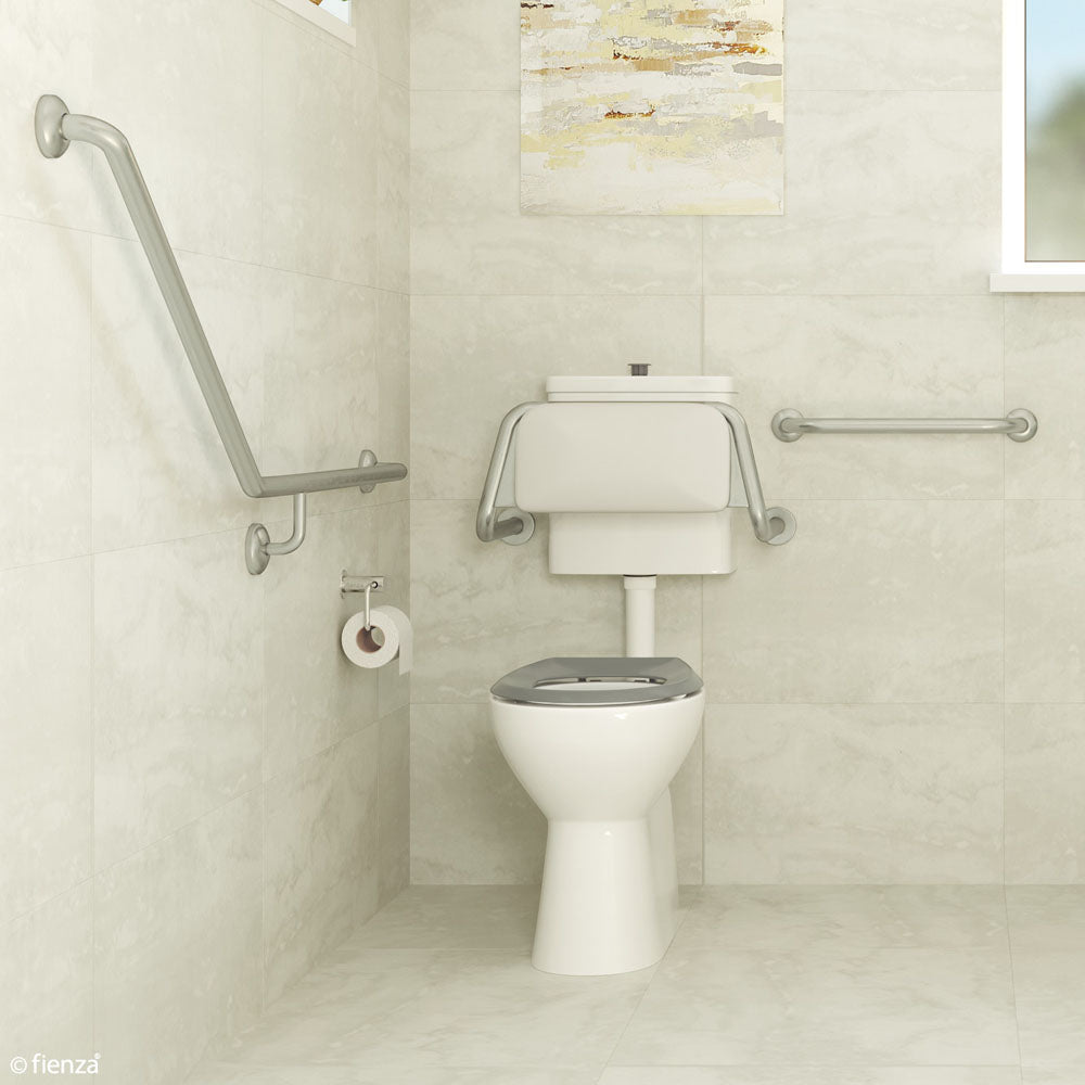 Accessible Toilet Care Kit 2 with 40° Hand Grab Rail