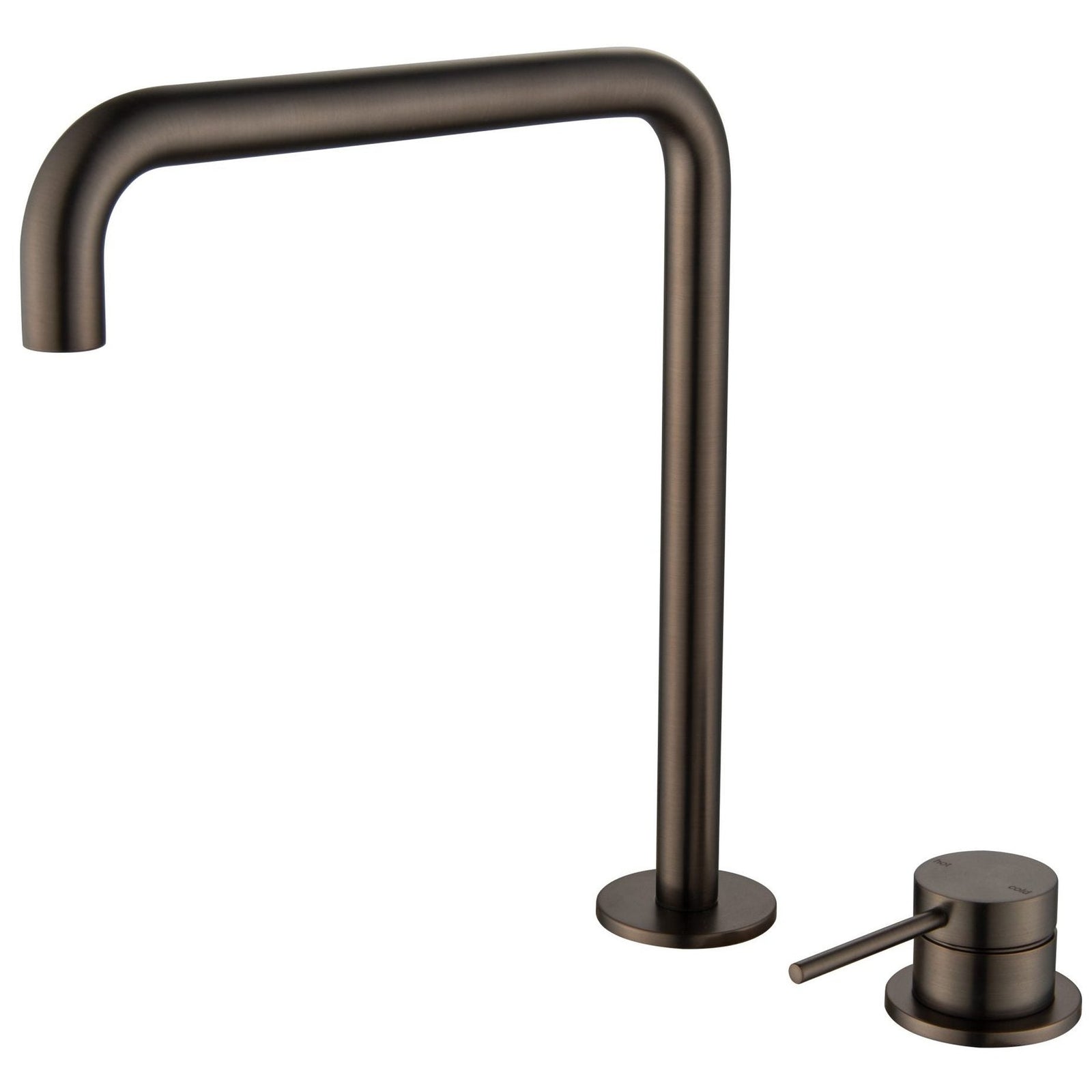 Bella Vista Mica Soft-Square Hob Sink/Basin Mixer Set