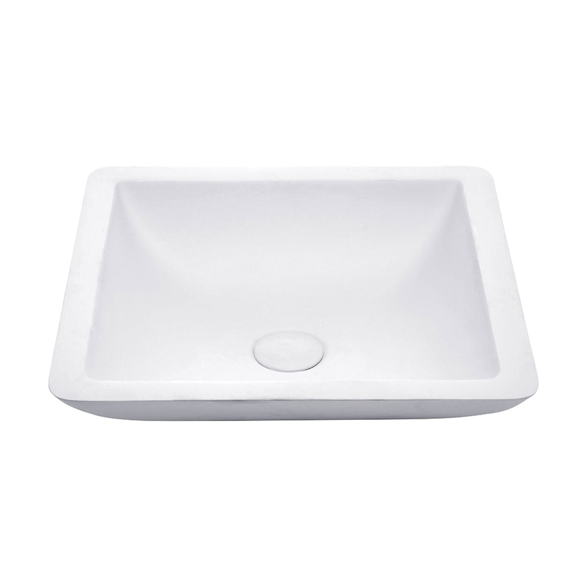 Classique 420 Solid Surface Above Counter Basin, Matte White