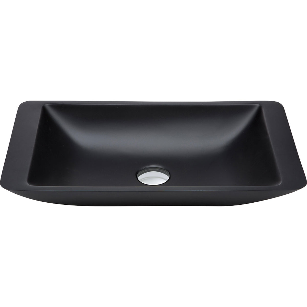 Classique 600 Solid Surface Above Counter Basin, Matte Black