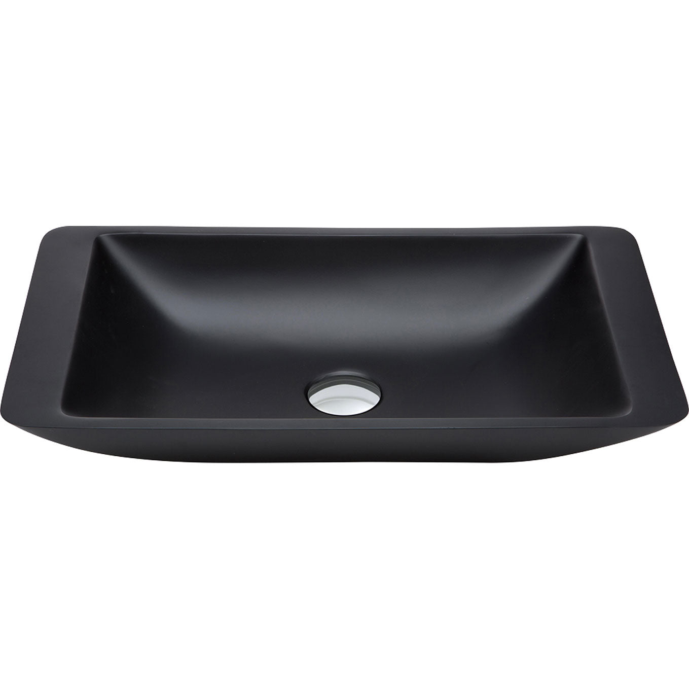 Classique 600 Solid Surface Above Counter Basin, Matte Black