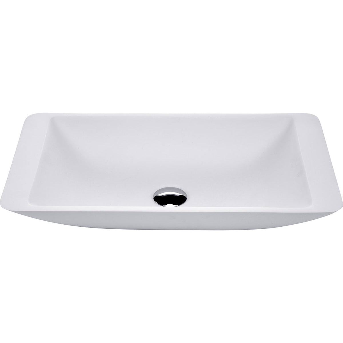Classique 600 Solid Surface Above Counter Basin, Matte White