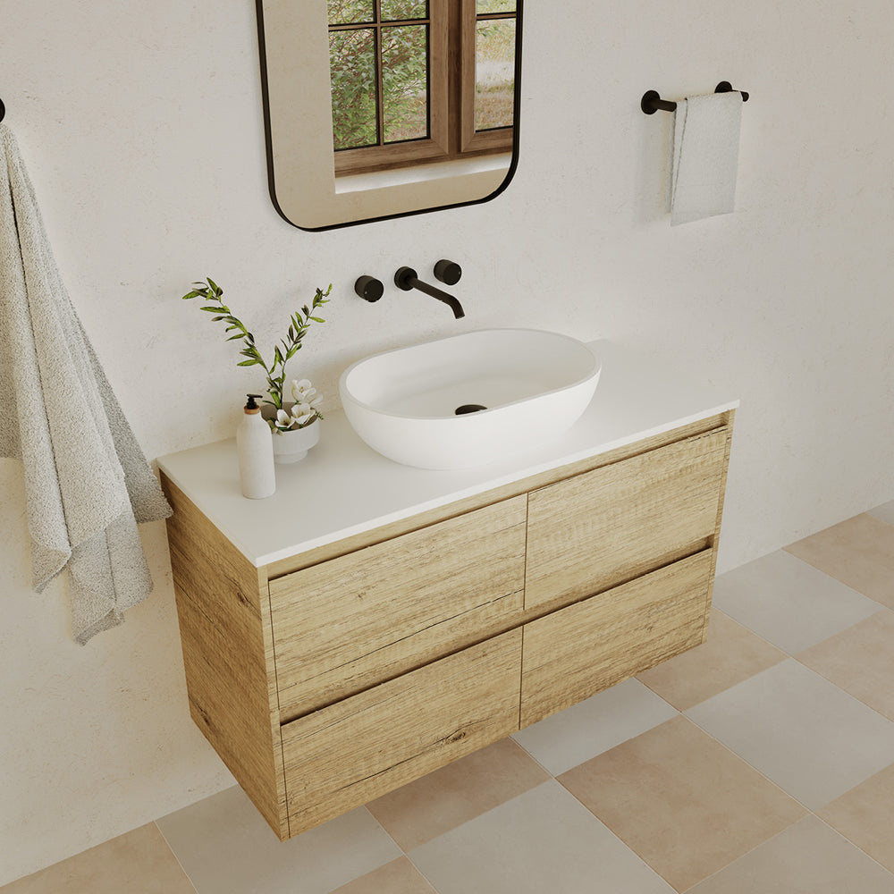 Nero Solid Surface Above Counter Basin