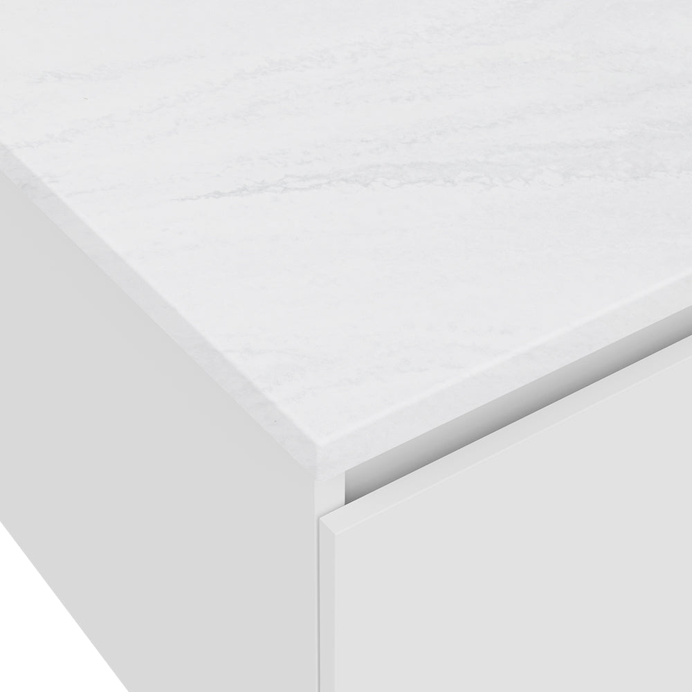 Cloudburst Solid Surface Top, Ensuite Depth, 1200mm